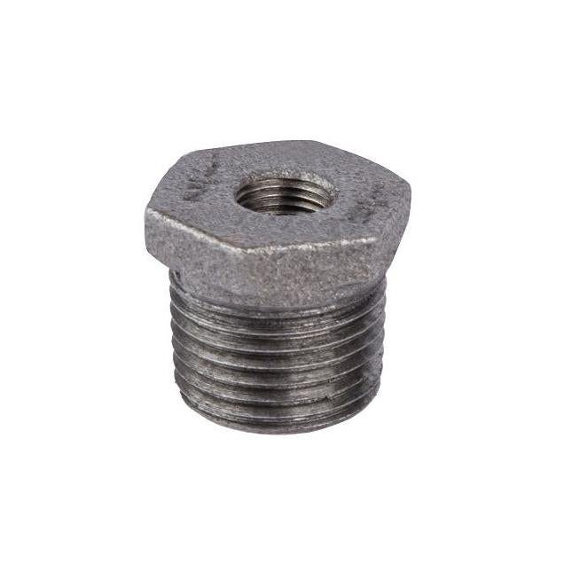 STZ 1/2 In. x 1/8 In. Hexagon Black Iron Bushing