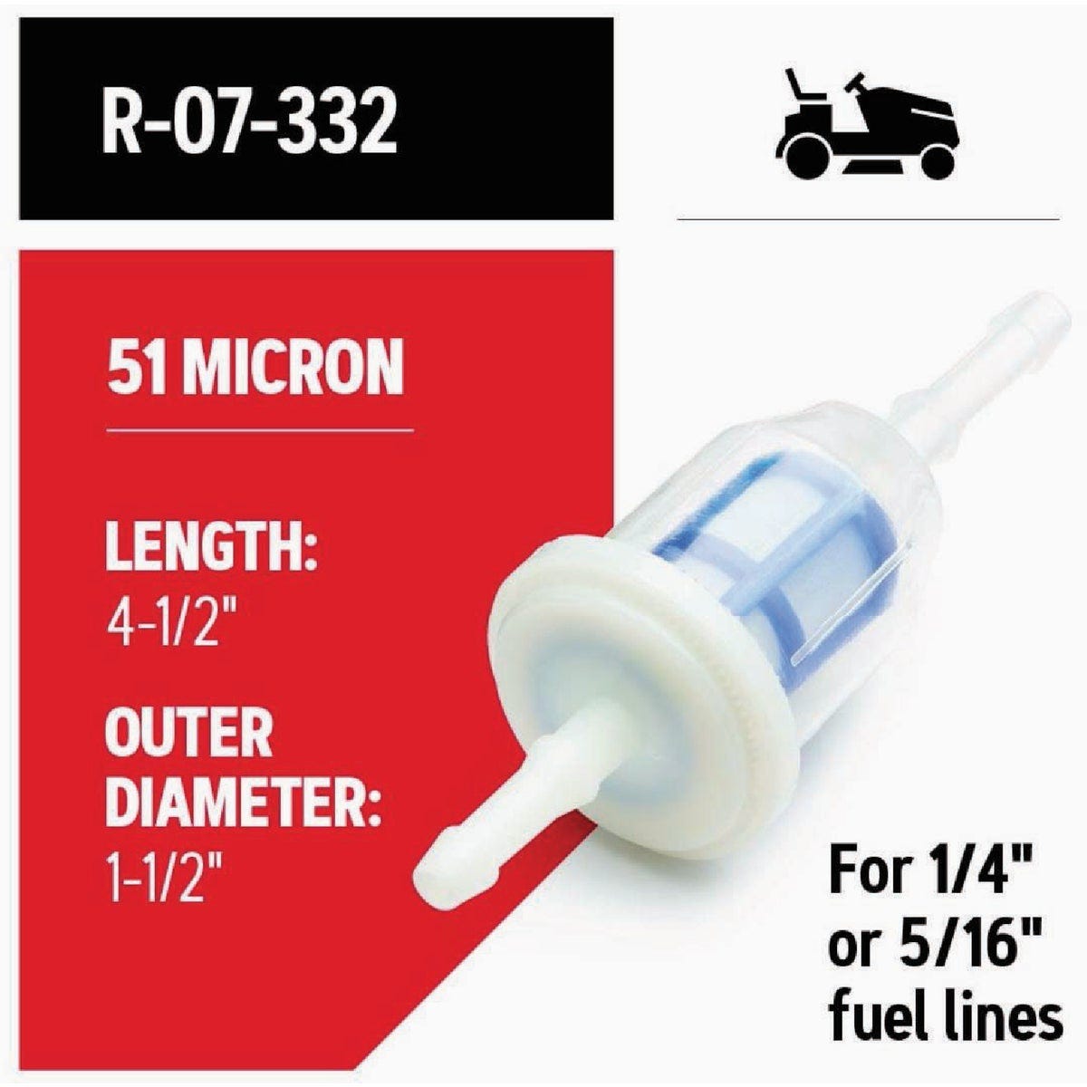 Oregon R-07-332 51 Micron Fuel Filter for Riding Mowers - photo 6 Oregon R-07-332 51 Micron Fuel Filter for Riding Mowers - photo 6