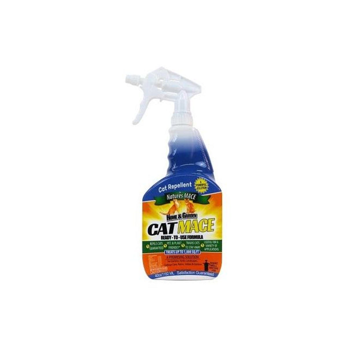 Nature's Mace 40 Oz. Ready-to-Use Spray All Natural Cat Repellent Nature's Mace 40 Oz. Ready-to-Use Spray All Natural Cat Repellent