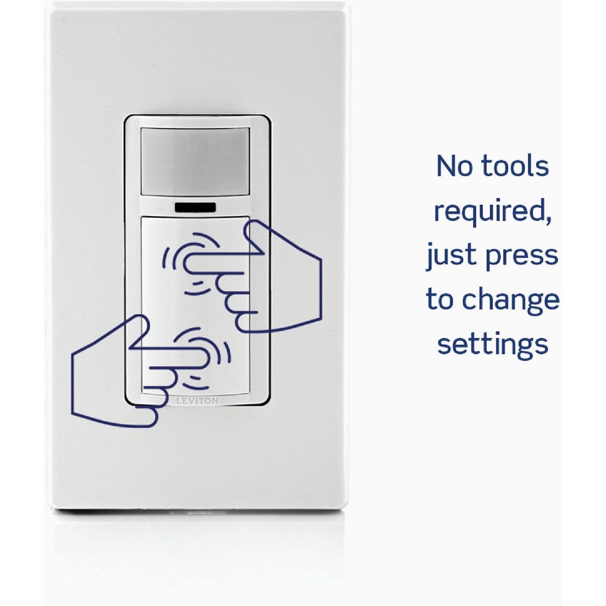 Leviton Decora White 900 Sq. Ft. Coverage 180 Deg Detection Occupancy Motion Sensor Switch - photo 8