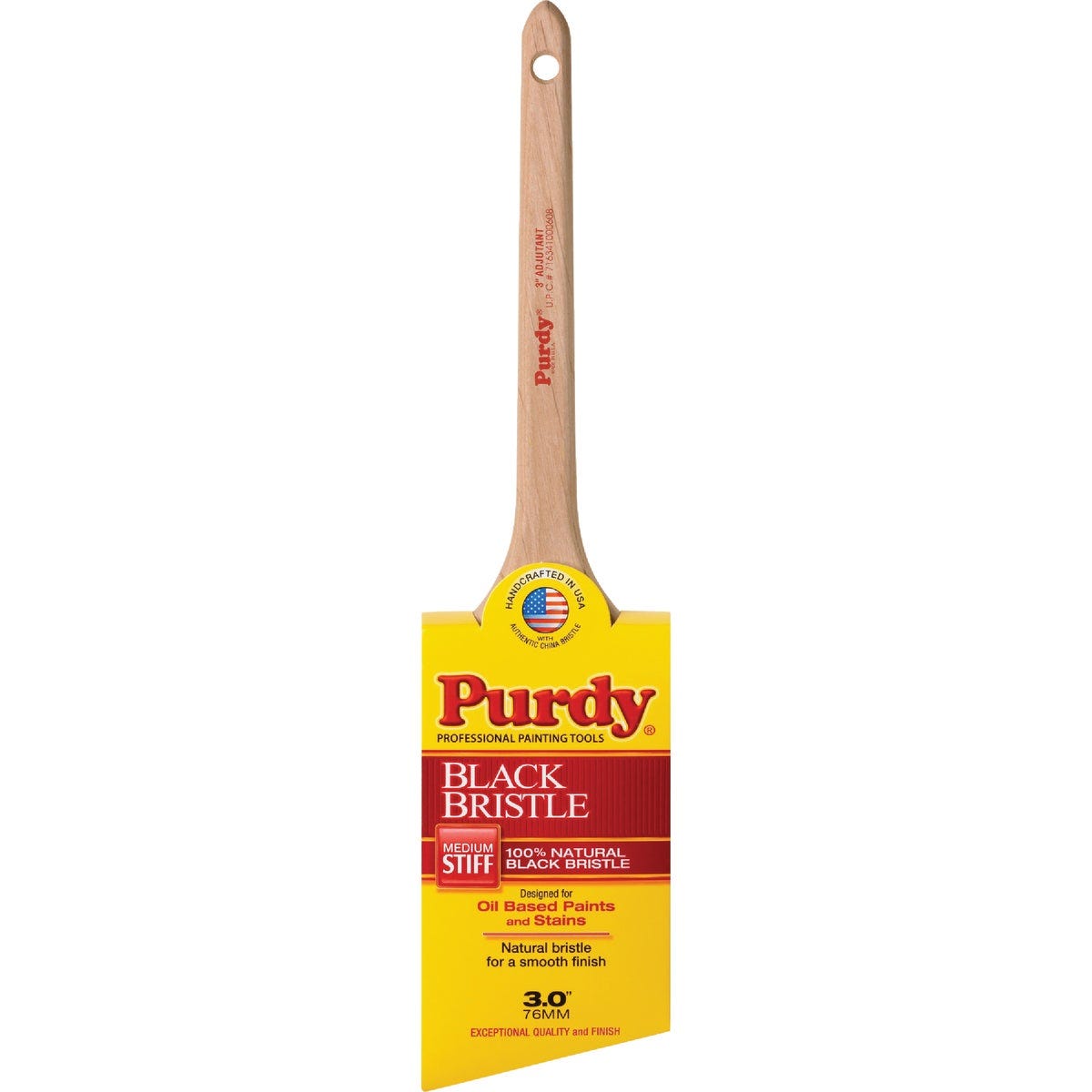 Purdy Black Bristle 3 In. Angular Trim Paint Brush