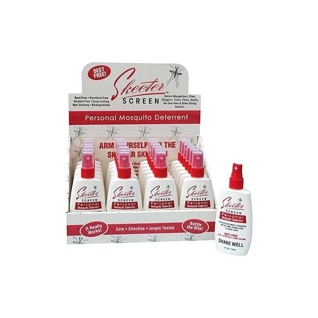 Skeeter Screen 4 Oz. Pump Spray Personal Mosquito Deterrent Skeeter Screen 4 Oz. Pump Spray Personal Mosquito Deterrent