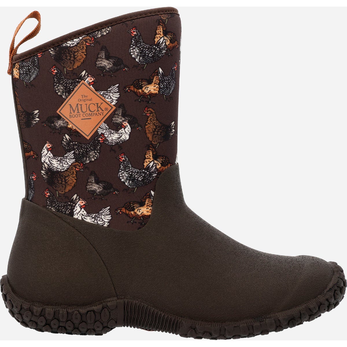MUCK Muckster II Women's Dark Brown/Chicken Print Mid Boot, Size 9 - photo 2