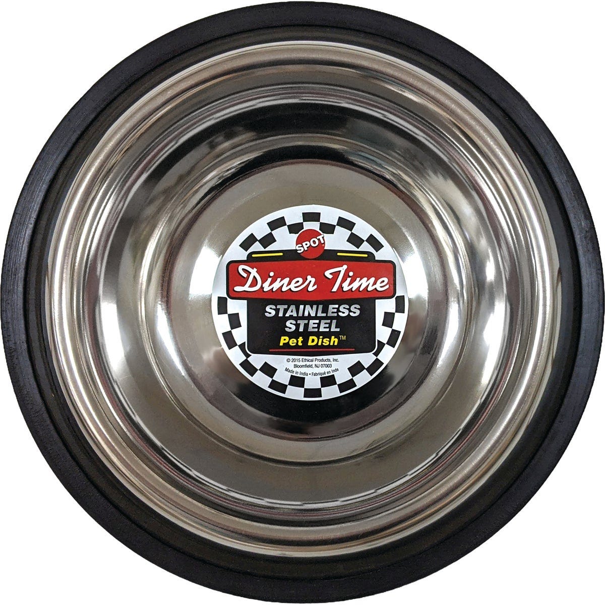 Spot 32 Oz. Mirror Finish No-Tip Stainless Steel Dog Dish Spot 32 Oz. Mirror Finish No-Tip Stainless Steel Dog Dish