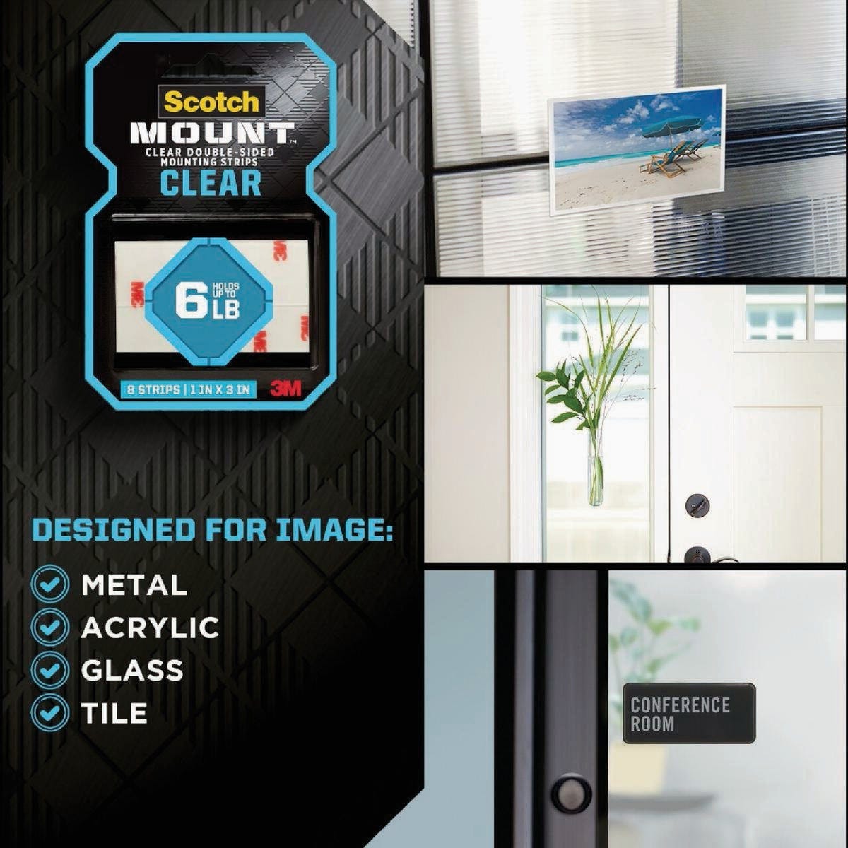 Scotch 1 x 1 In. Square Clear Double-Sided Mounting Tape (48-Count) - photo 3 Scotch 1 x 1 In. Square Clear Double-Sided Mounting Tape (48-Count) - photo 3