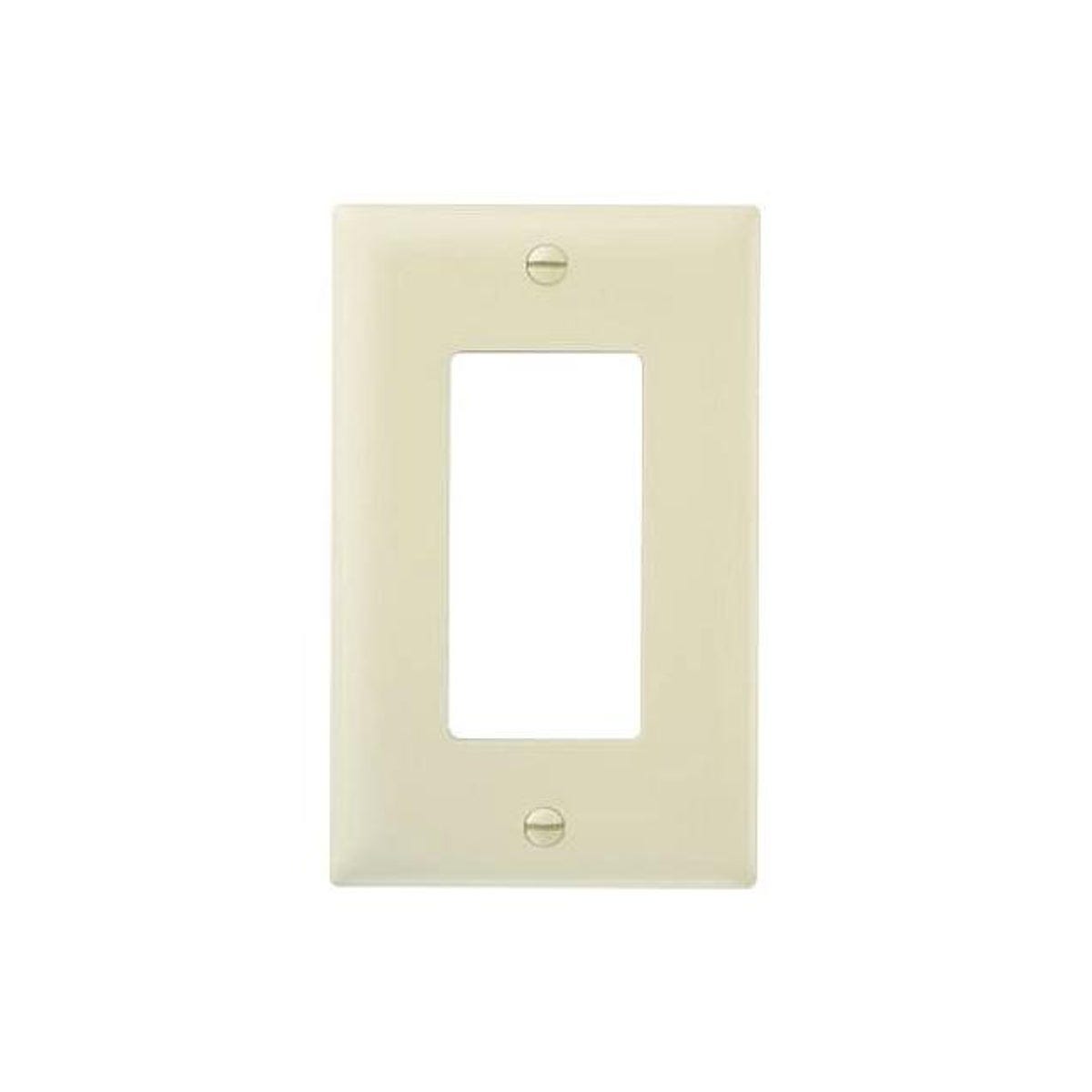 Legrand Pass & Seymour 1-Gang Nylon Decorator Wall Plate, Ivory