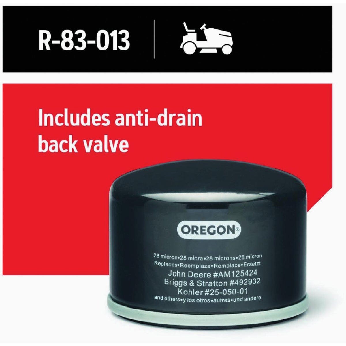 Oregon R-83-013 Engine Oil Filter - photo 3