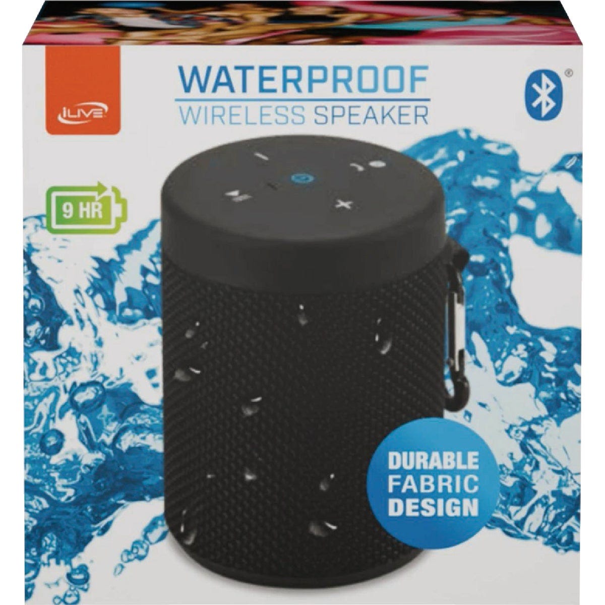 iLive Portable IPX5 Waterproof Wireless Speaker with Rubberized Coating - photo 2