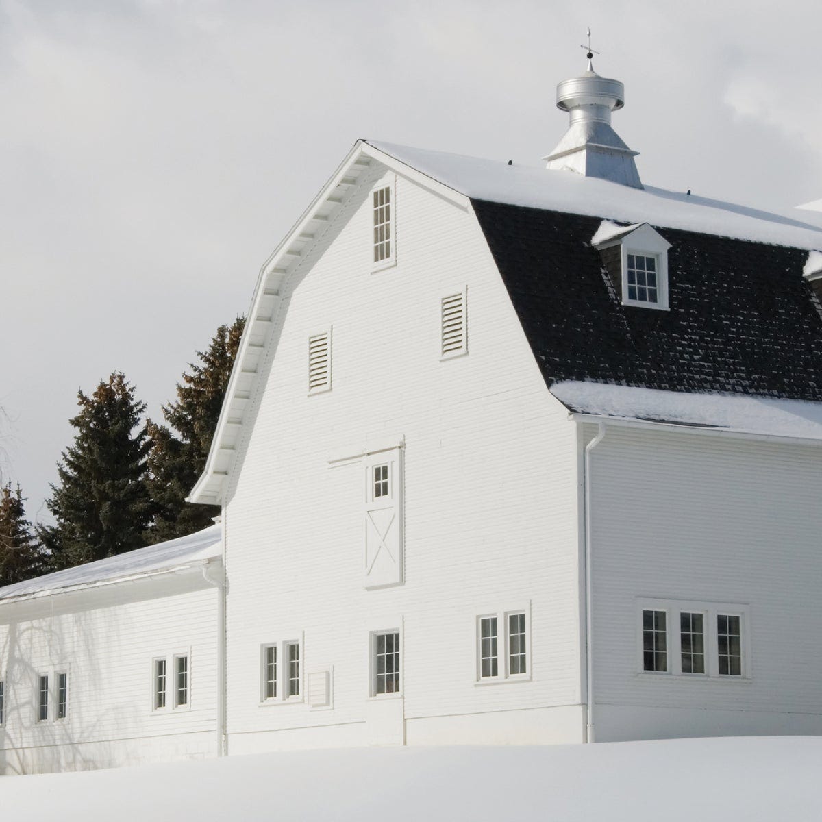 Valspar Latex Paint & Primer In One Flat Barn & Fence Paint, White, 5 Gal. - photo 4