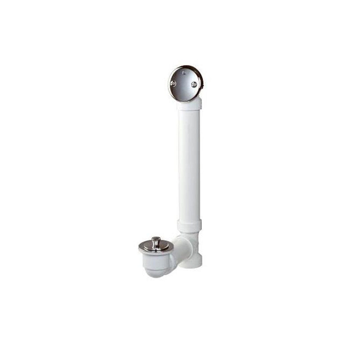 Keeney 1-1/2 In. White Roller Ball Stop Complete Schedule 40 PVC Bath Drain Keeney 1-1/2 In. White Roller Ball Stop Complete Schedule 40 PVC Bath Drain