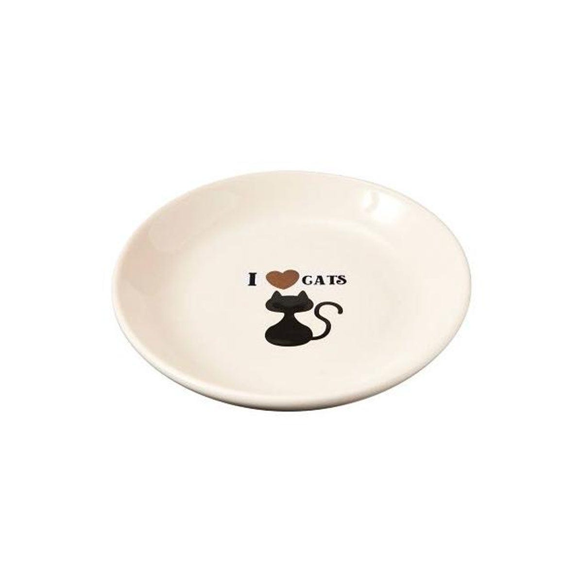 Spot 5 In. I Love Cats' Cat Saucer Bowl Spot 5 In. I Love Cats' Cat Saucer Bowl
