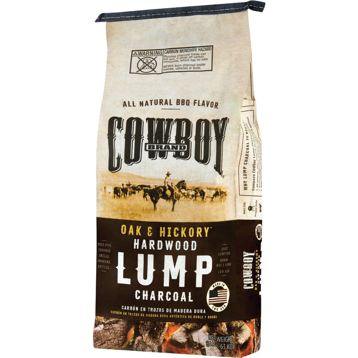 Cowboy 8 Lb. Natural Lump Charcoal - photo 3 Cowboy 8 Lb. Natural Lump Charcoal - photo 3