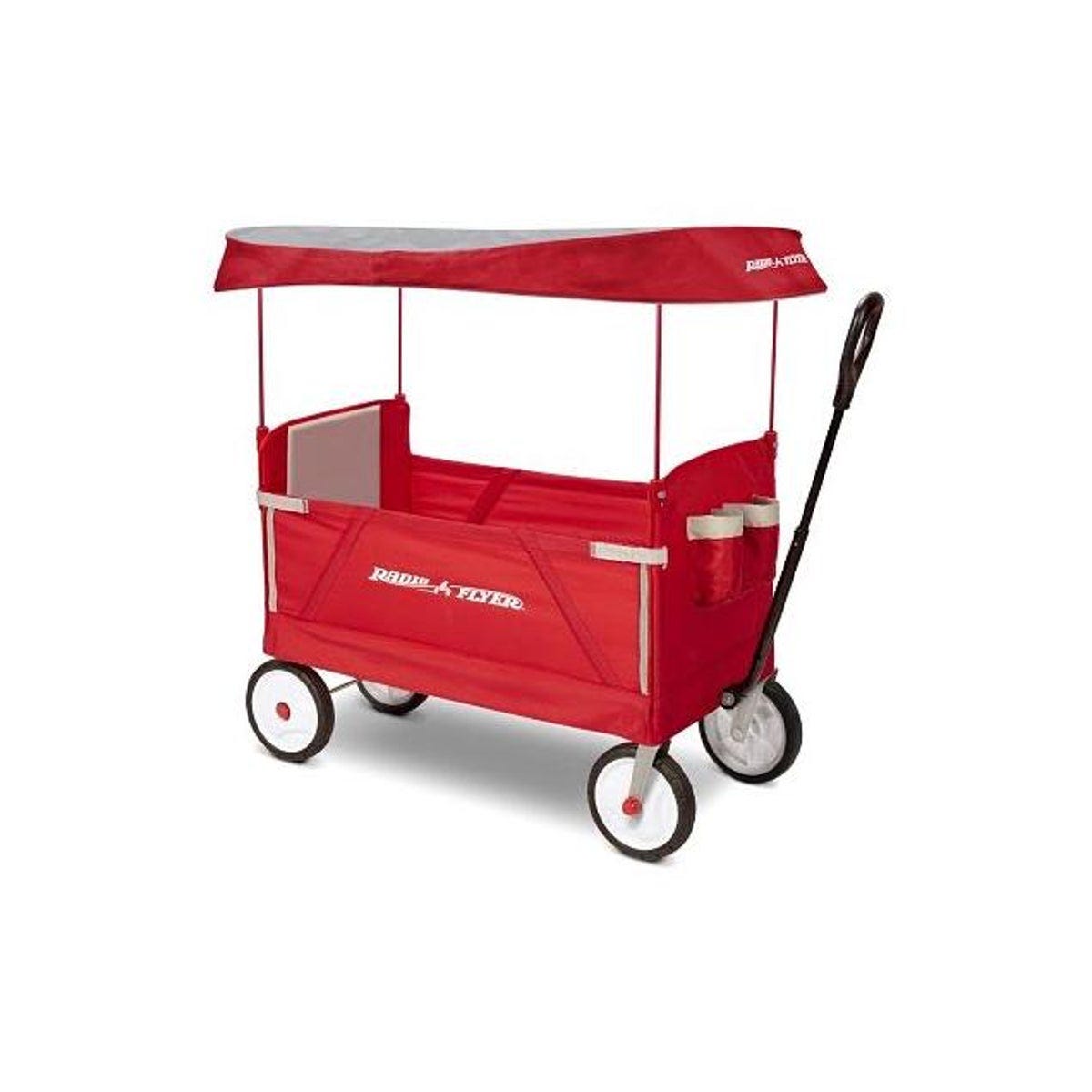 Radio Flyer 3-In-1 EZ Fold Wagon with Canopy