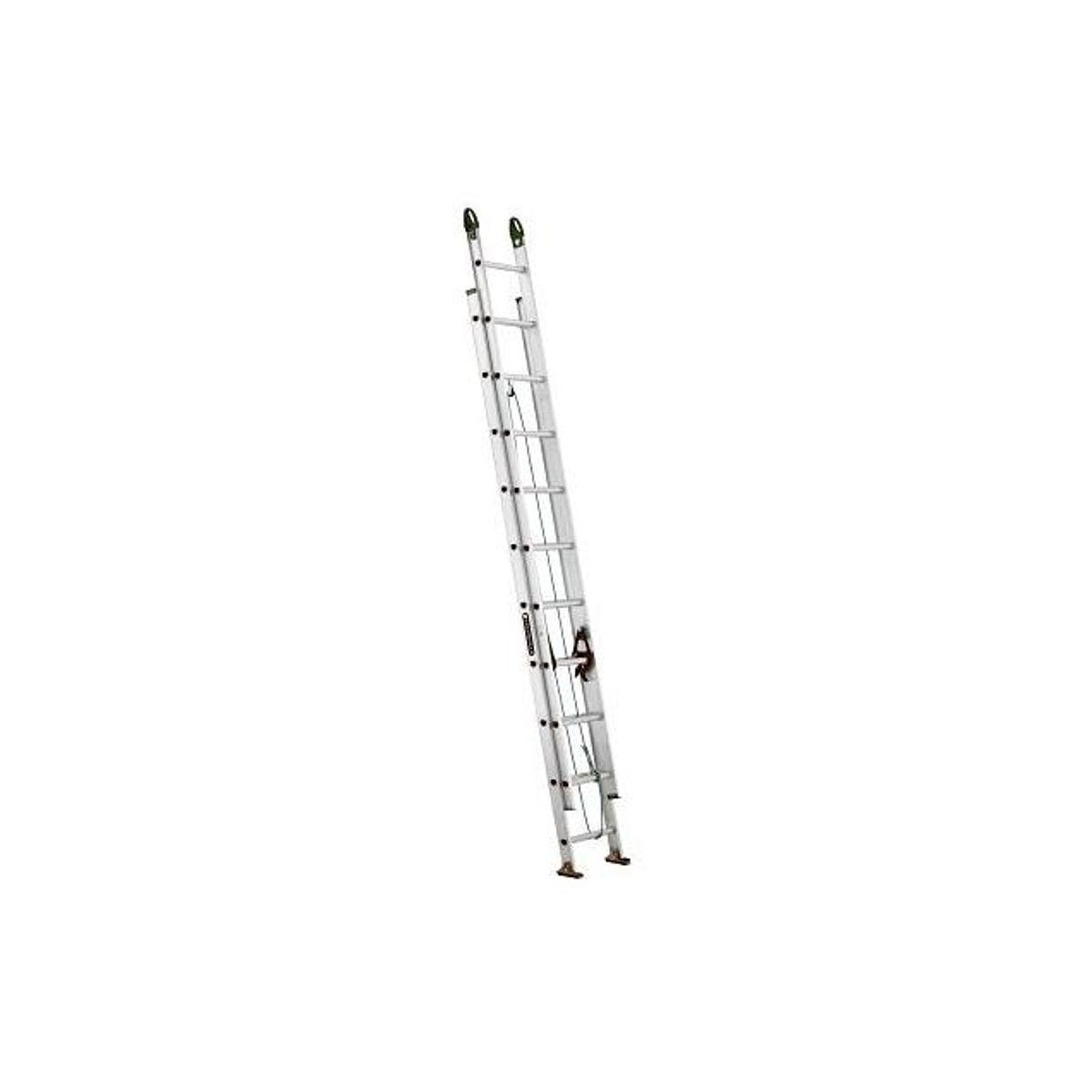Louisville 20 Ft. Aluminum Extension Ladder with 225 Lb. Load Capacity Type II Duty Rating Louisville 20 Ft. Aluminum Extension Ladder with 225 Lb. Load Capacity Type II Duty Rating