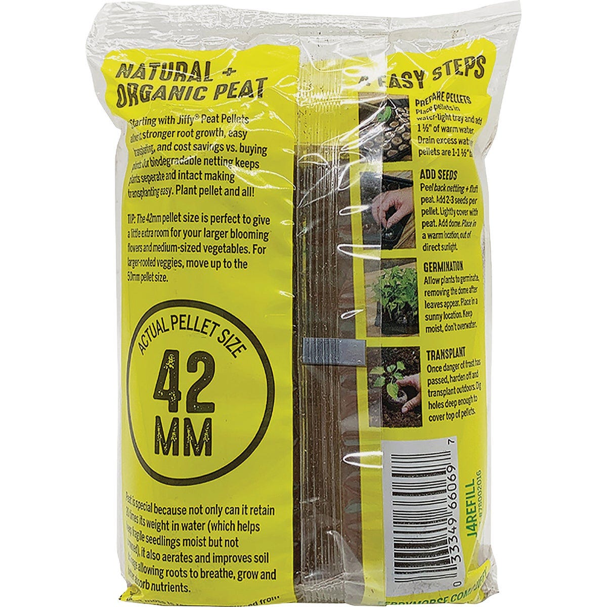 Jiffy Compressed Peat Pot Pellets (25-Pack) - photo 2