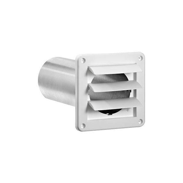Lambro 4 In. White Plastic Exhaust Wall Louvered Vent - photo 4 Lambro 4 In. White Plastic Exhaust Wall Louvered Vent - photo 4
