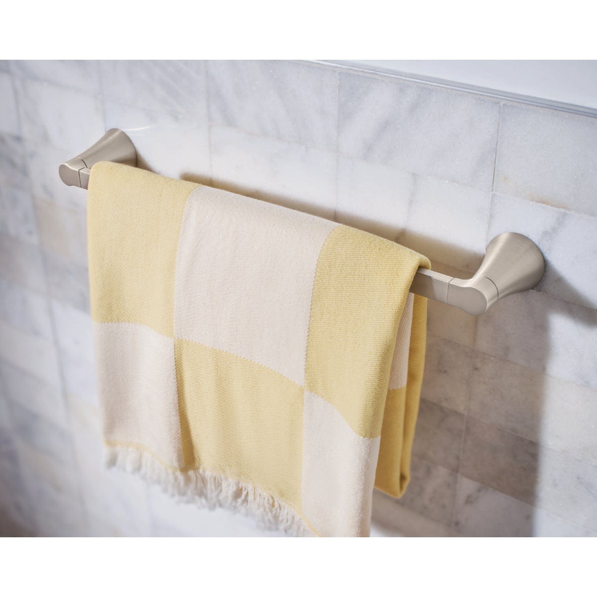 Moen Mikah 18 In. Brushed Nickel Towel Bar - photo 2