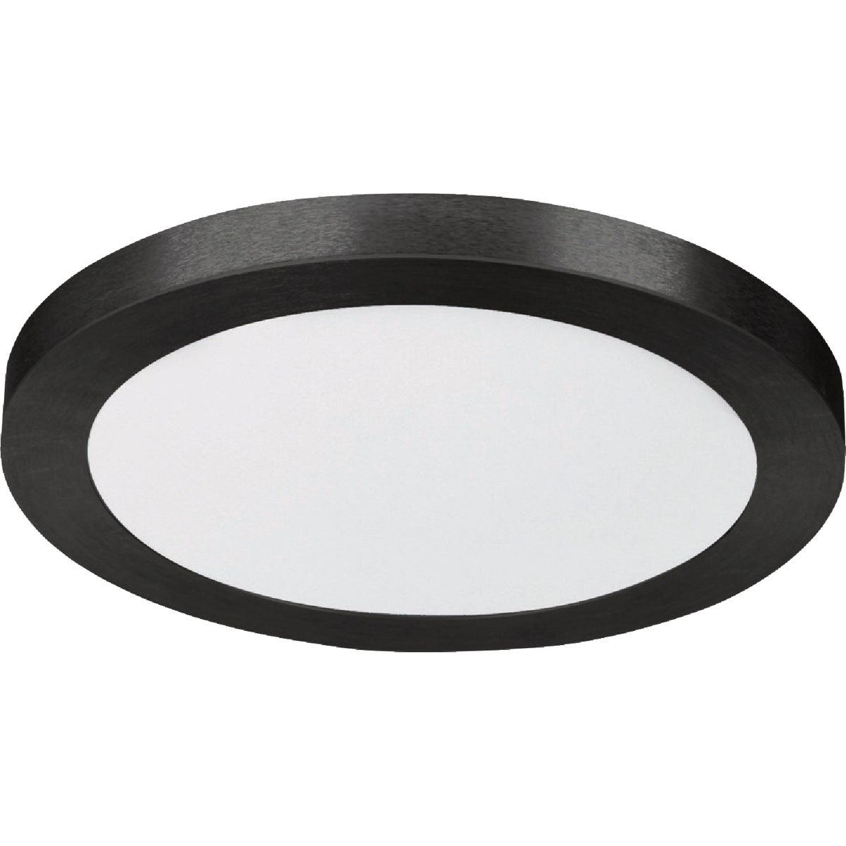 Feit Electric Edge-Lit 13 In. Matte Black Round Disc 4-Way LED Flush Mount Light Feit Electric Edge-Lit 13 In. Matte Black Round Disc 4-Way LED Flush Mount Light