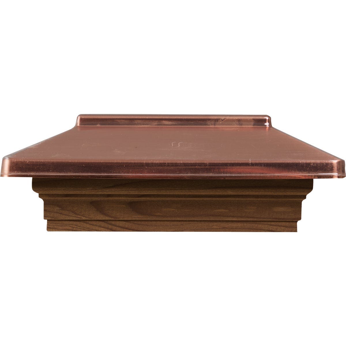 Deckorators 6 In. x 6 In. Plastic Top, Cedar Base Press-On Post Cap - photo 2