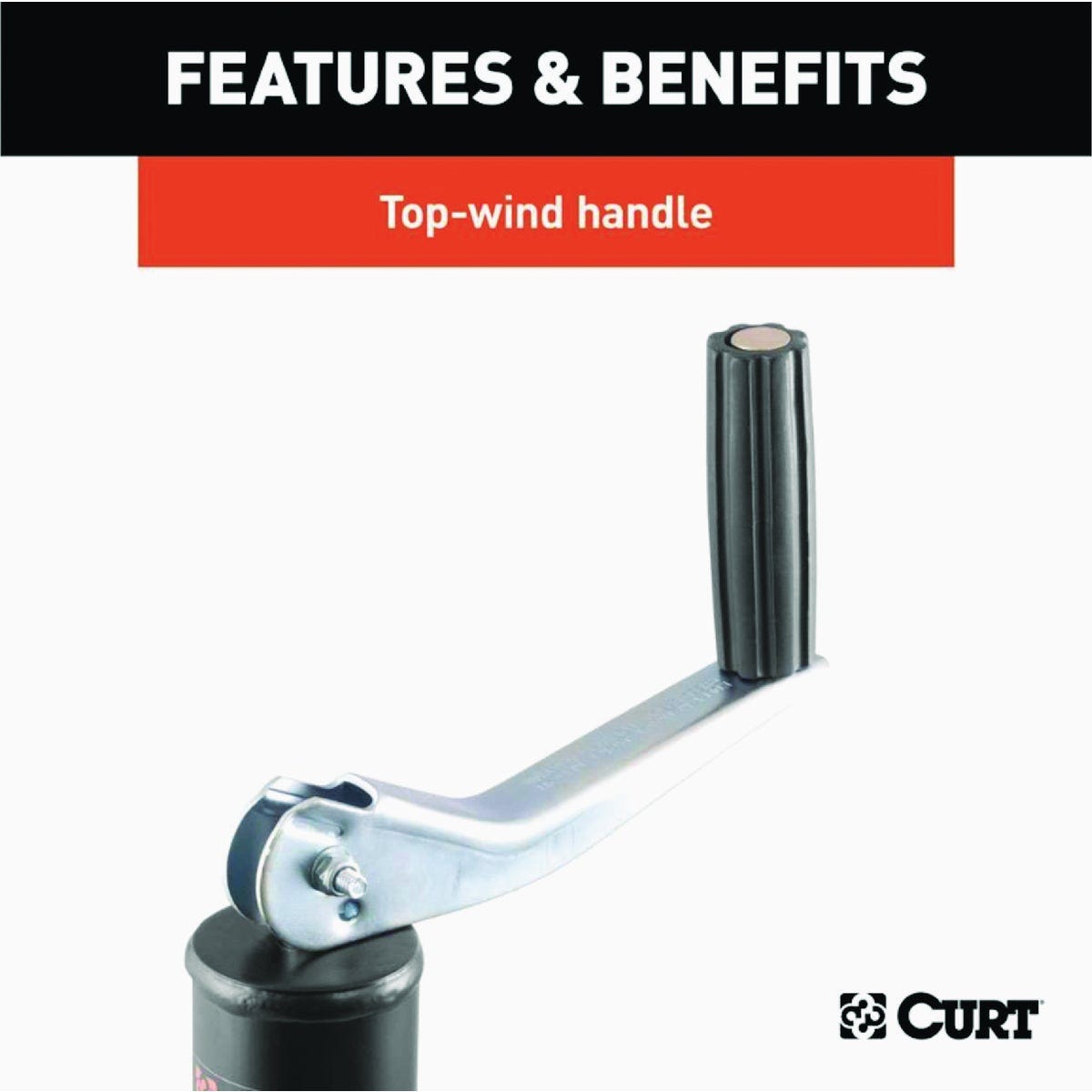 Curt 2000 Lb. A-Frame Jack With Top Handle, 15 In. Travel - photo 5 Curt 2000 Lb. A-Frame Jack With Top Handle, 15 In. Travel - photo 5
