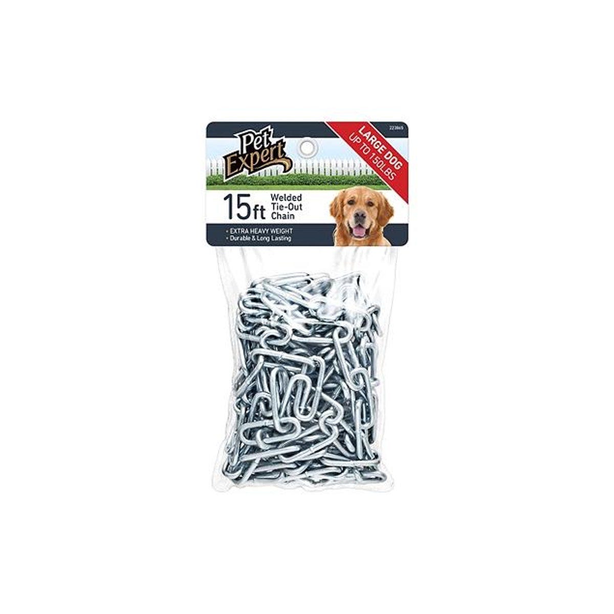 Pet Expert 15 Ft. Welded Extra Heavy Dog Tie Out Chain