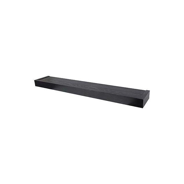High & Mighty 36 In. Black Modern Design Floating Shelf
