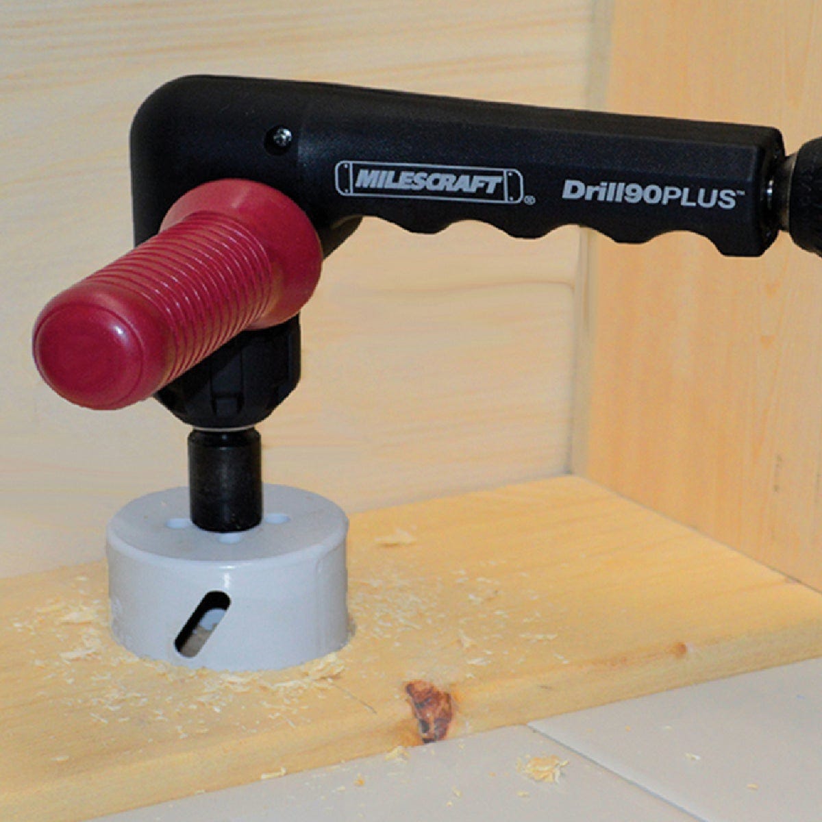 Milescraft Drill90PLUS Right Angle Drill Attachment with Keyless Drill Chuck - photo 3