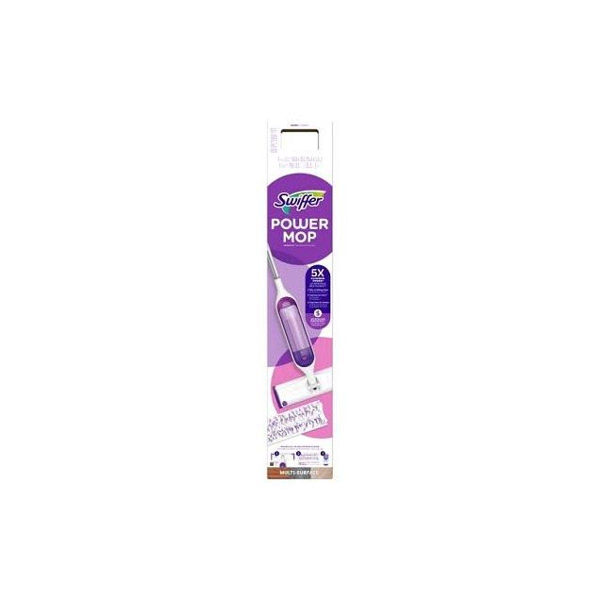 Swiffer Power Mop Starter Kit with Mop, 25.3 Oz. Solution & 2 Pads Swiffer Power Mop Starter Kit with Mop, 25.3 Oz. Solution & 2 Pads