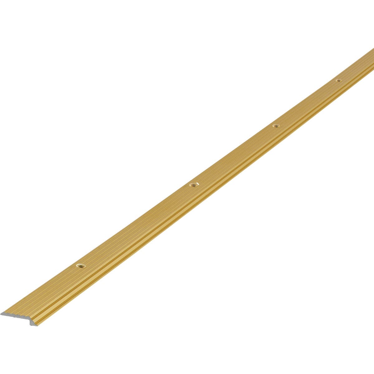 M-D Building Products 72 In. Satin Brass Aluminum Tile Edging with Screw Nails