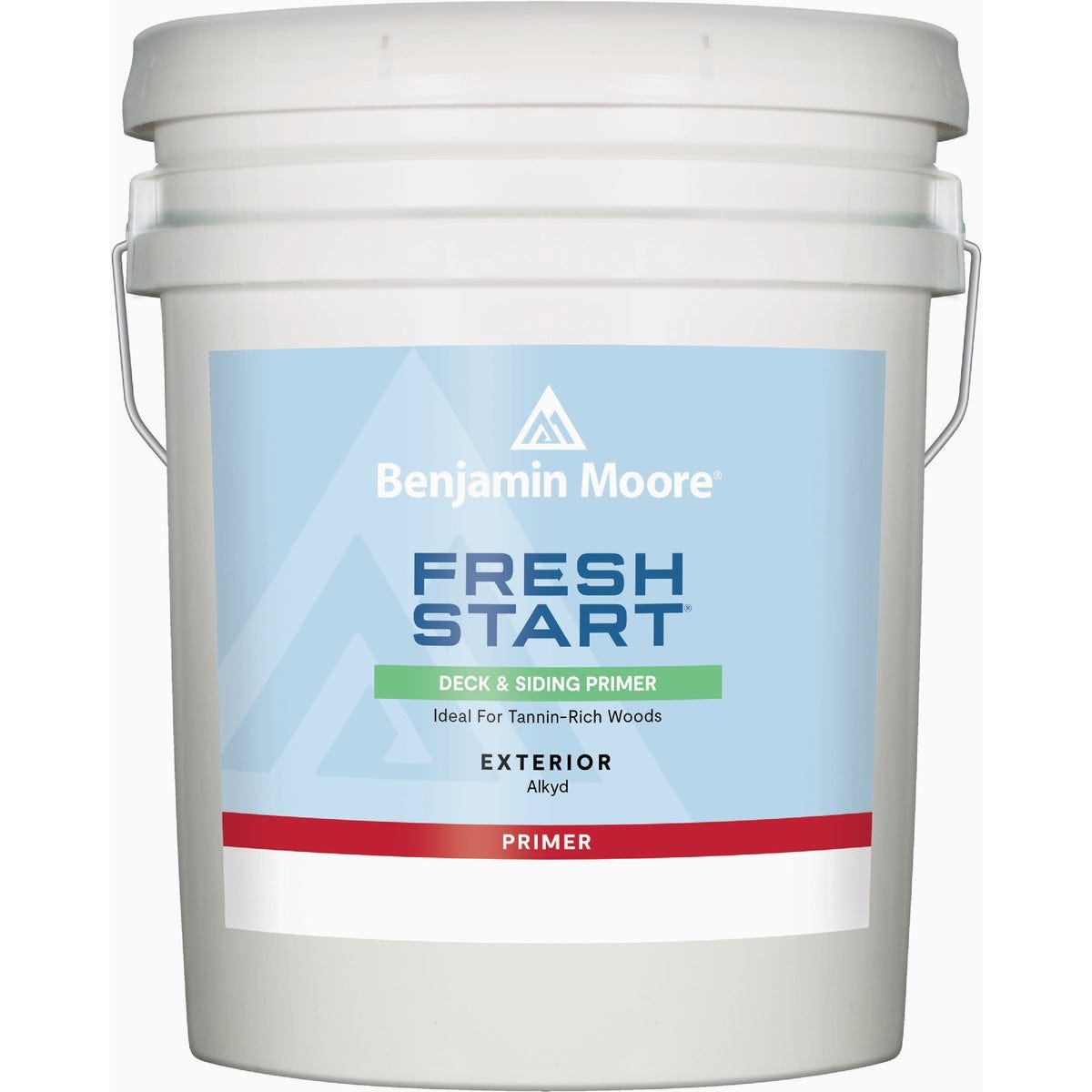 Benjamin Moore Fresh Start Deck & Siding Exterior Primer, White, 5 Gal. Benjamin Moore Fresh Start Deck & Siding Exterior Primer, White, 5 Gal.