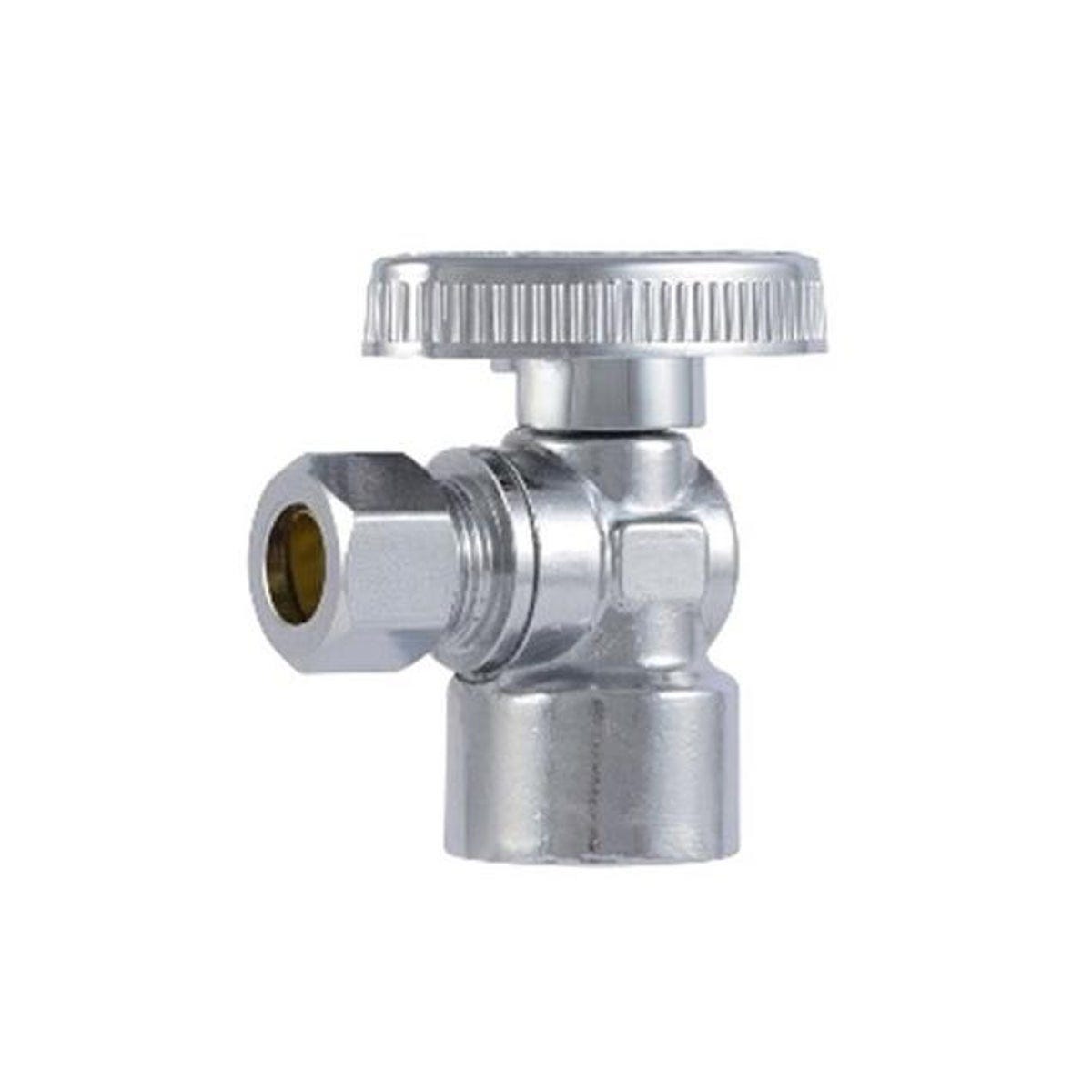 SharkBite 1/2 In. x 3/8 In. Brass Ball Angle Valve SharkBite 1/2 In. x 3/8 In. Brass Ball Angle Valve