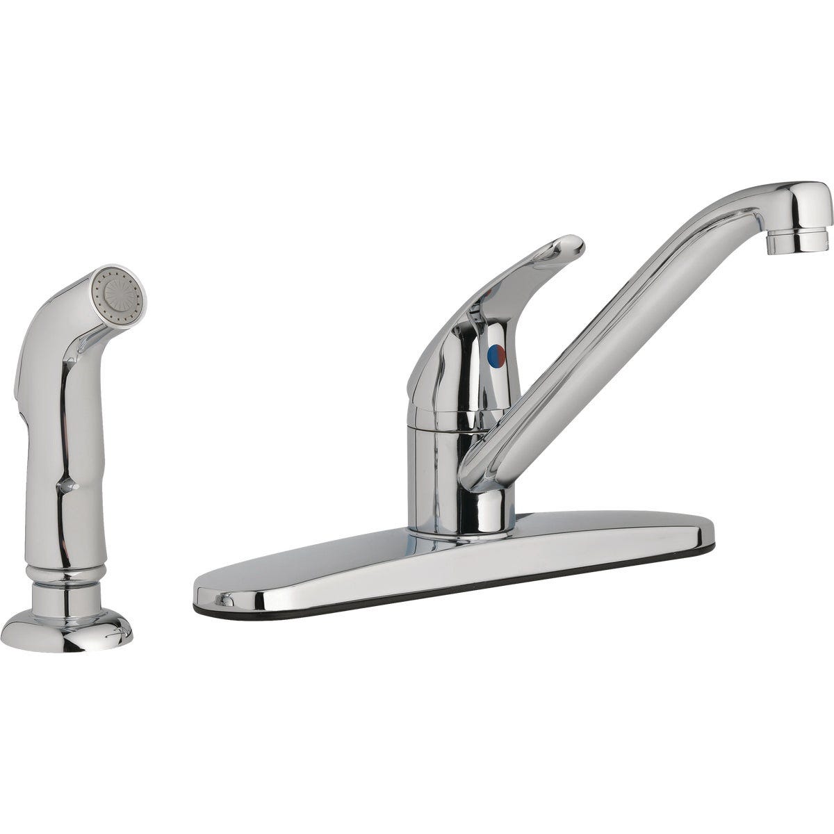 Homepointe Single Lever Handle Kitchen Faucet, Chrome Homepointe Single Lever Handle Kitchen Faucet, Chrome