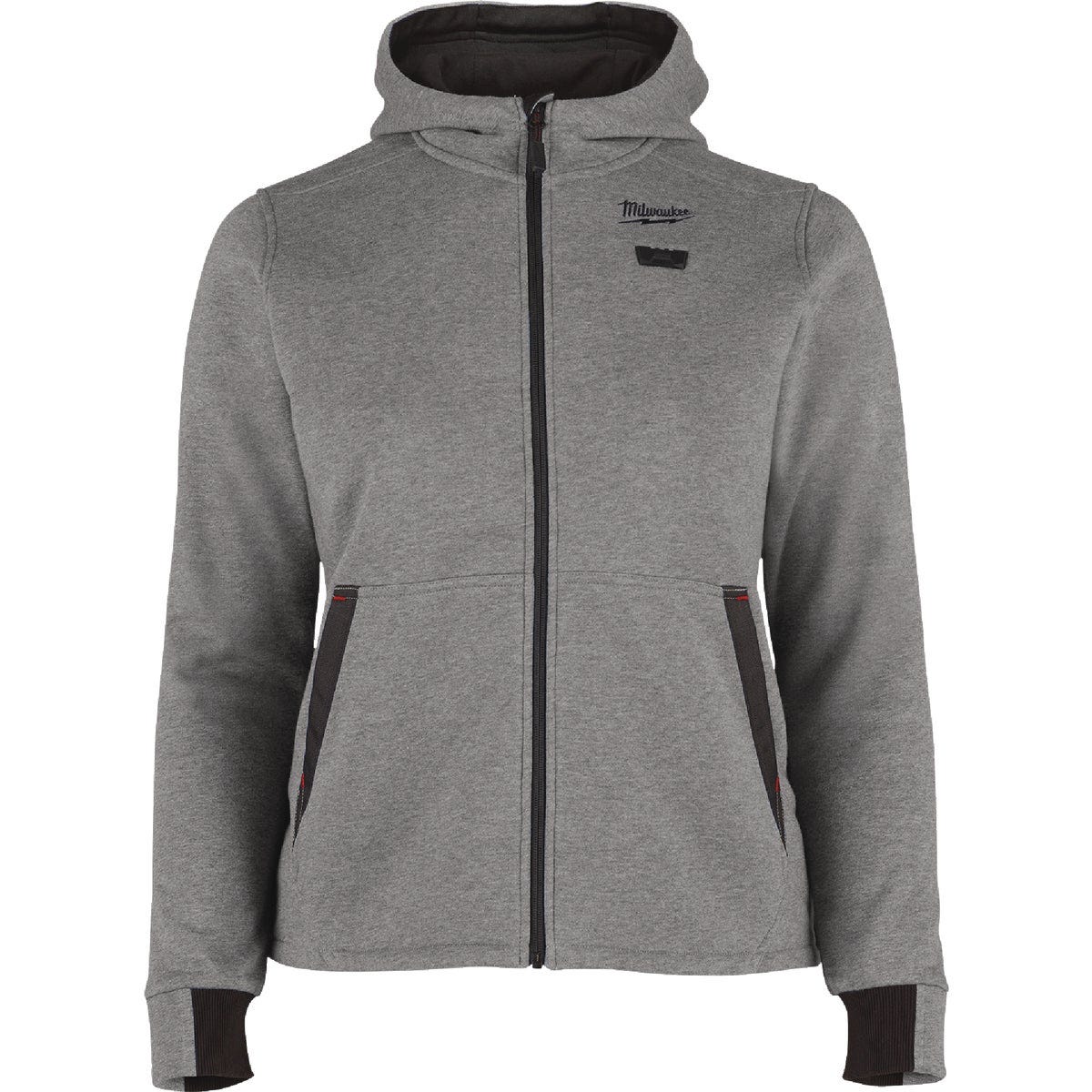 Milwaukee M12 Women's Large Gray Full-Zip Heated Hoodie Kit Milwaukee M12 Women's Large Gray Full-Zip Heated Hoodie Kit