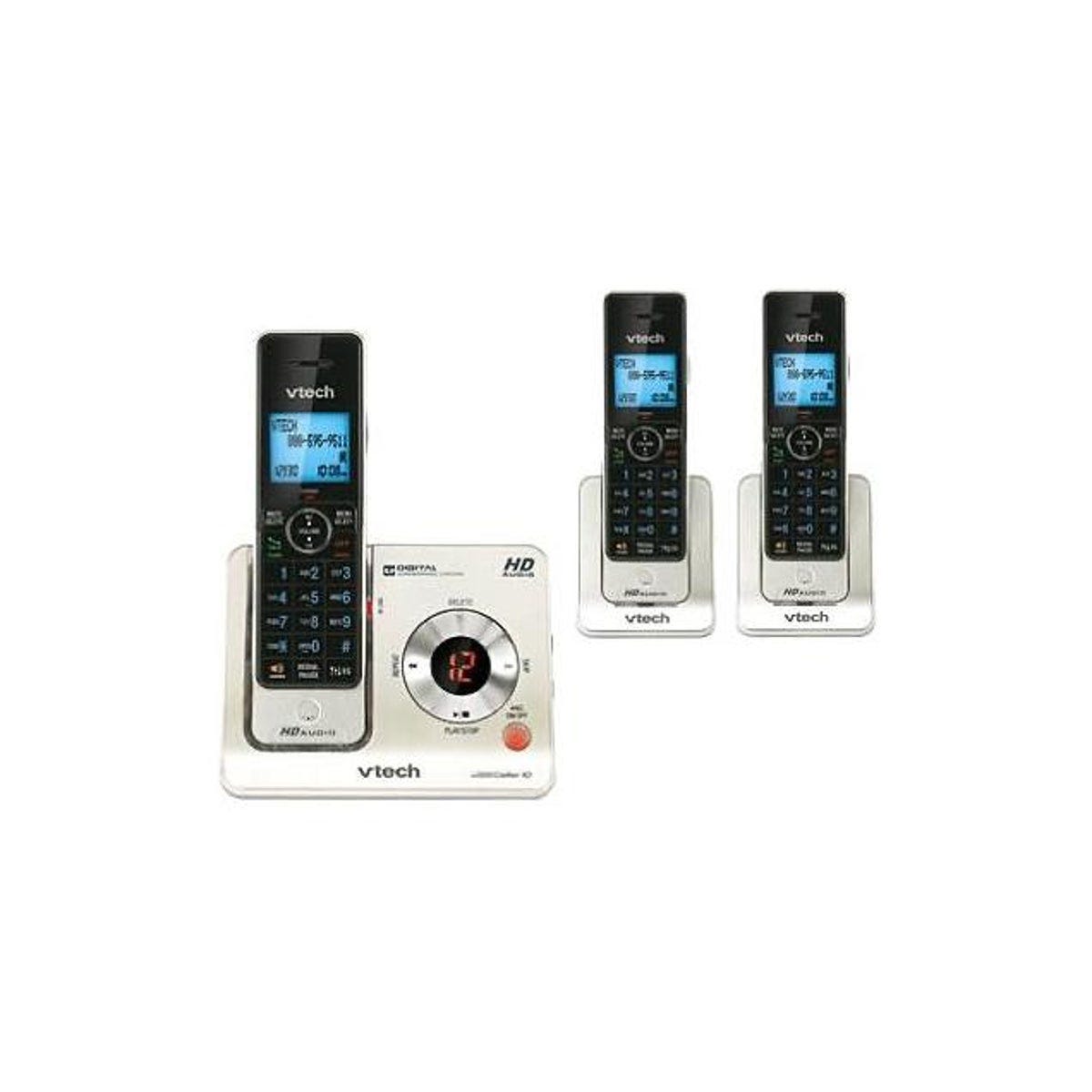 Vtech DECT 6.0 Three Handset Cordless Answering System w/Caller ID Vtech DECT 6.0 Three Handset Cordless Answering System w/Caller ID