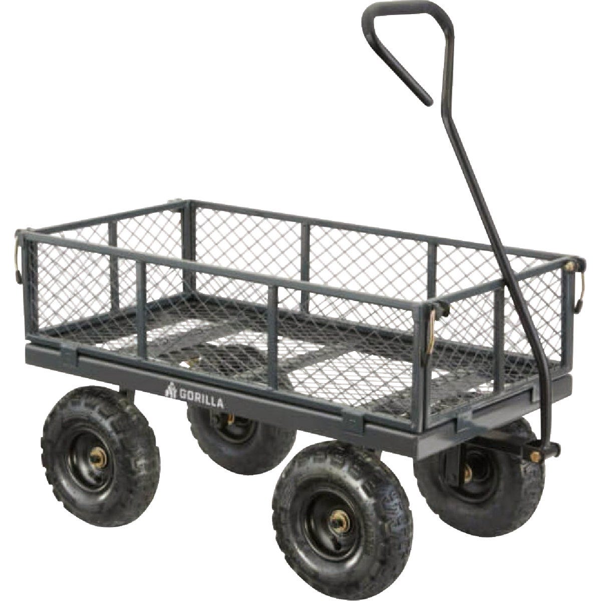 Gorilla Carts 3 Cu. Ft. 600 Lb. Steel Utility Garden Cart