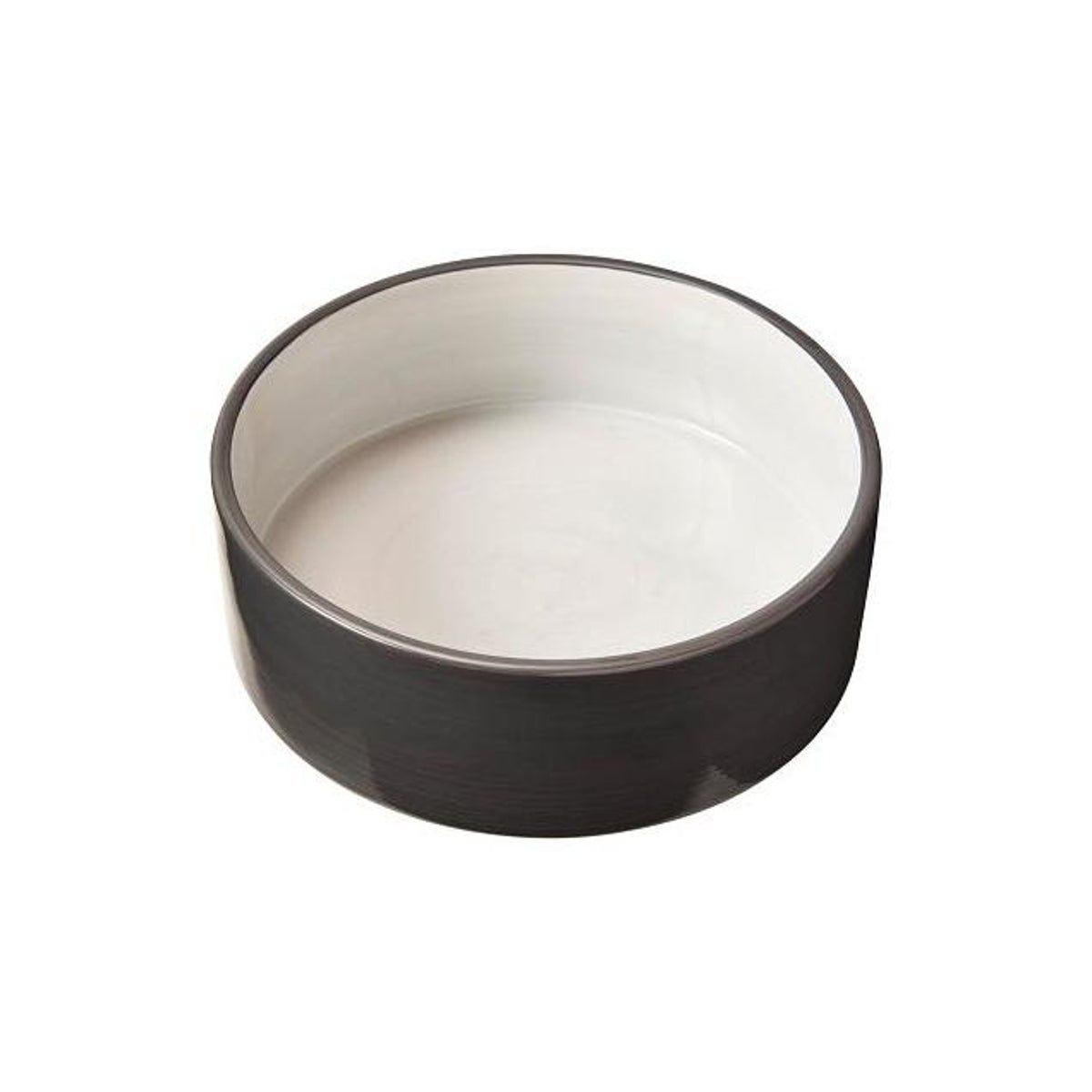 Spot 7 In. 2-Tone Gray Ceramic Dog Bowl Spot 7 In. 2-Tone Gray Ceramic Dog Bowl