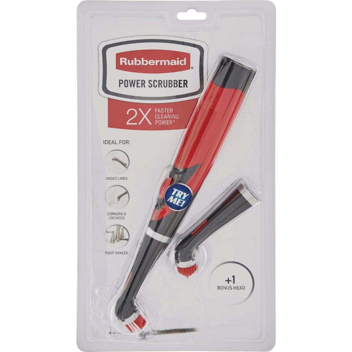 Rubbermaid Handheld 6V Power Scrubber with All-Purpose Brush and Grout Head - photo 3 Rubbermaid Handheld 6V Power Scrubber with All-Purpose Brush and Grout Head - photo 3