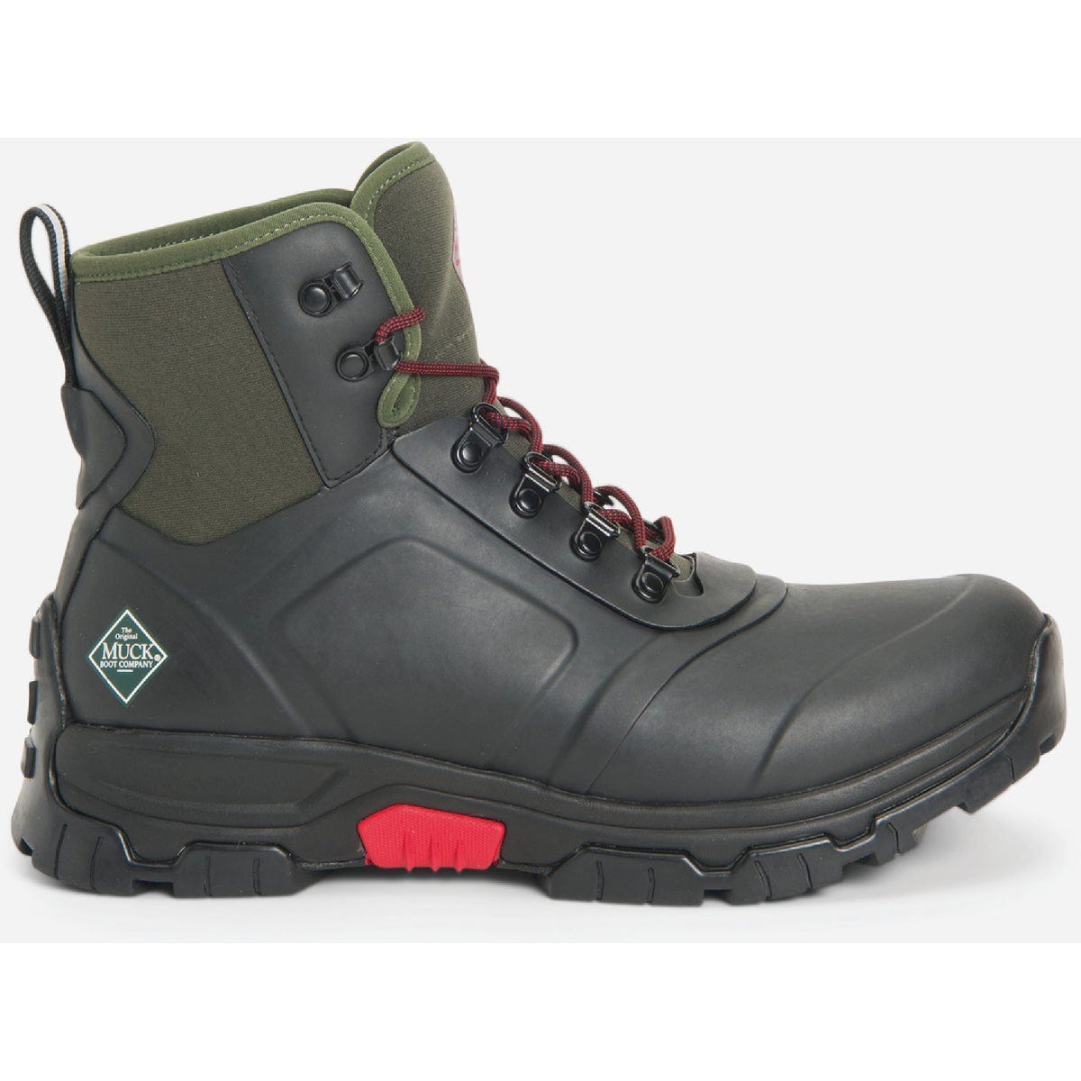 MUCK Apex Men's Black Lace Up Boot, Size 8 - photo 2