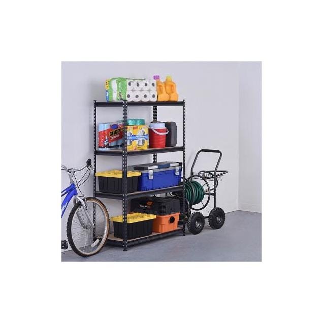 Muscle Rack 36 In. x 18 In. x 60 In. Black Steel 4-Shelf Industrial Shelving Unit - photo 2 Muscle Rack 36 In. x 18 In. x 60 In. Black Steel 4-Shelf Industrial Shelving Unit - photo 2