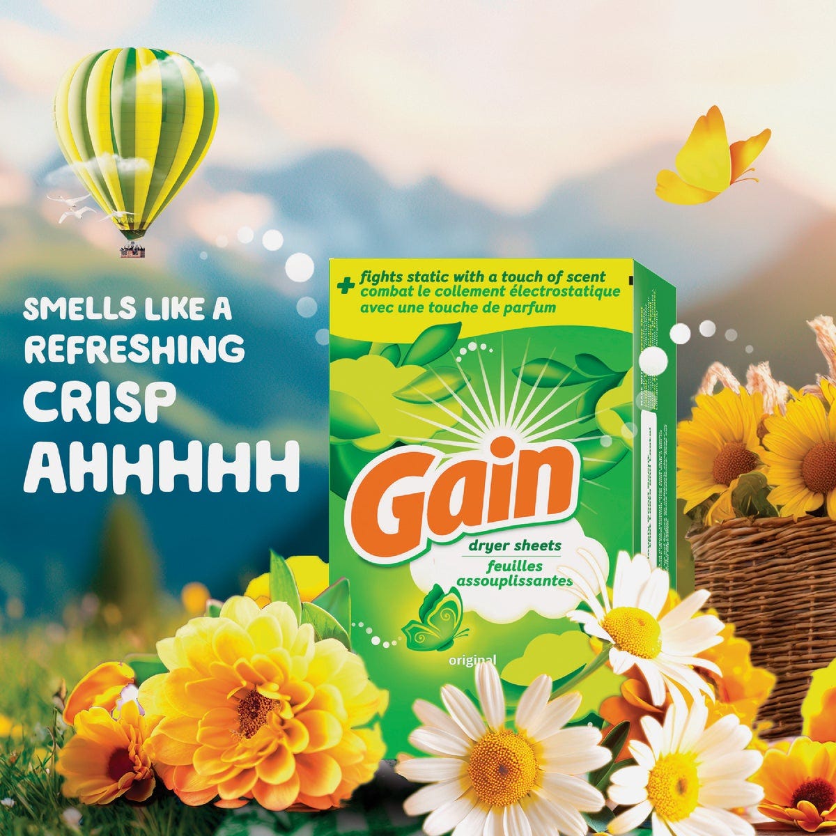 Gain Original Scent Dryer Sheet with Wrinkle Release (120-Count) - photo 4 Gain Original Scent Dryer Sheet with Wrinkle Release (120-Count) - photo 4