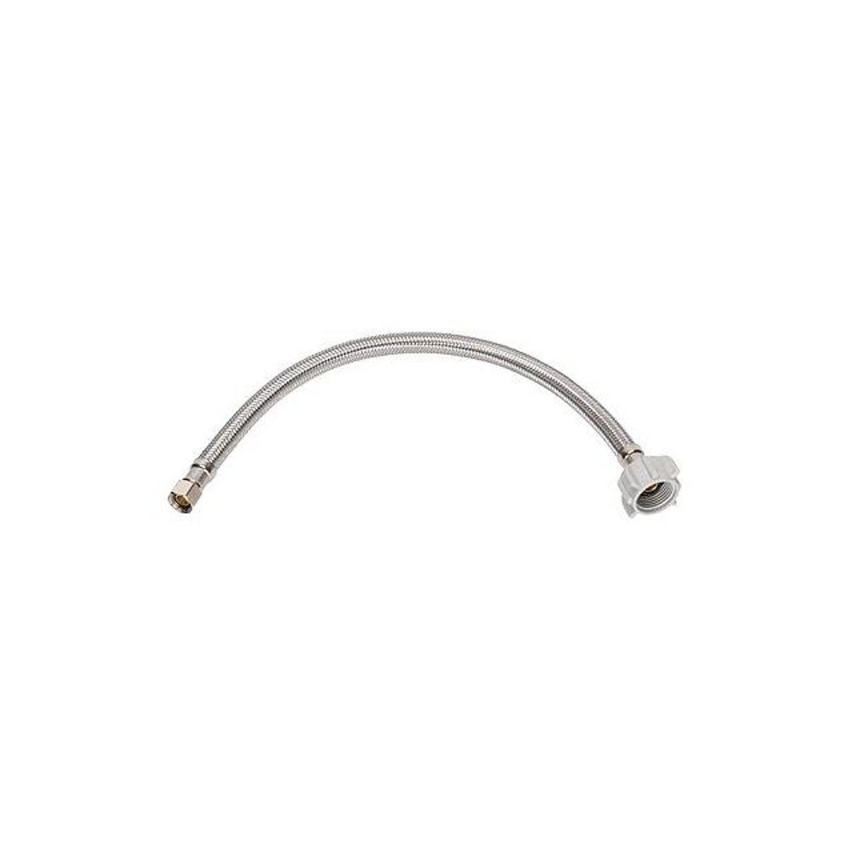 Homewerks Worldwide 3/8 In. x 12 In. Stainless Steel Braided Toilet Supply Line Homewerks Worldwide 3/8 In. x 12 In. Stainless Steel Braided Toilet Supply Line