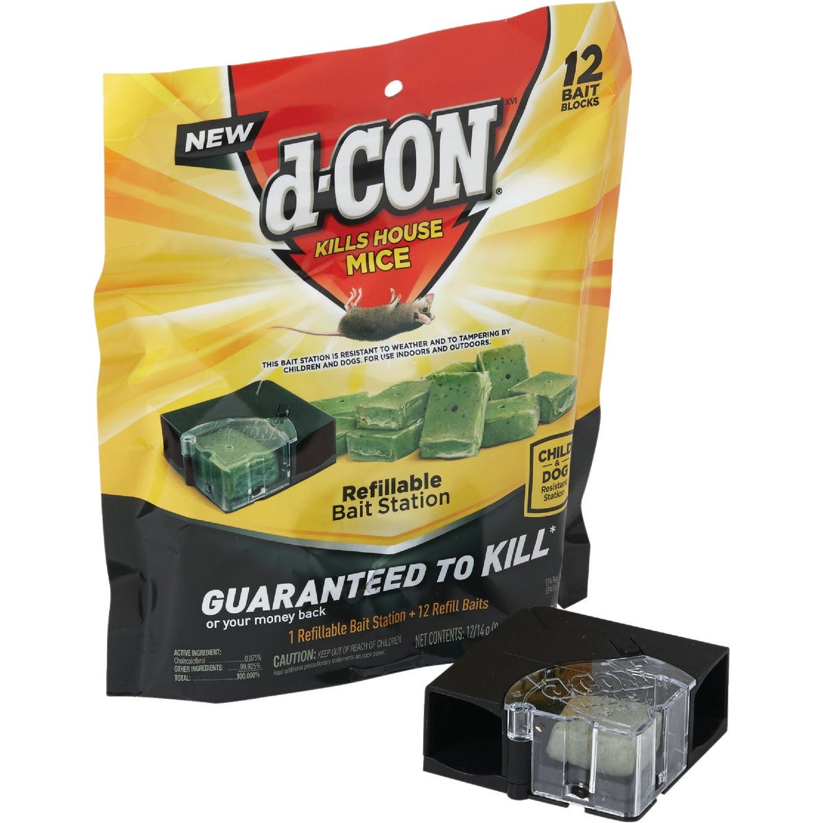 D-Con Refillable Corner Fit Mouse Bait Station (12-Refill) - photo 2