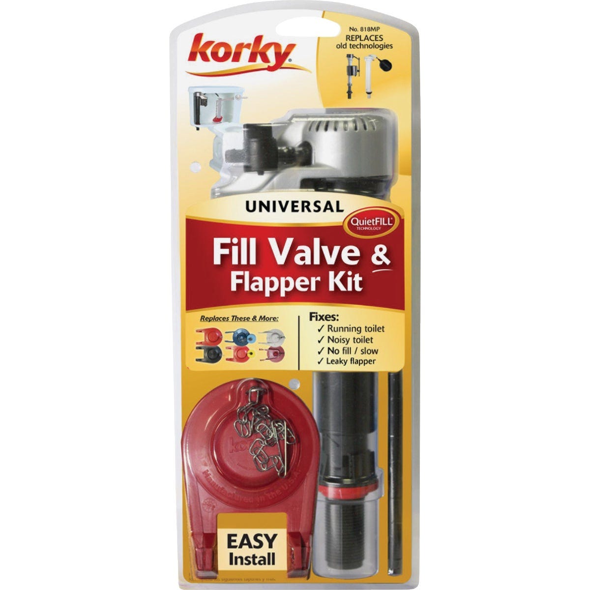Korky QuietFILL Platinum Fill Valve & 2 In. Flapper Kit - photo 2 Korky QuietFILL Platinum Fill Valve & 2 In. Flapper Kit - photo 2
