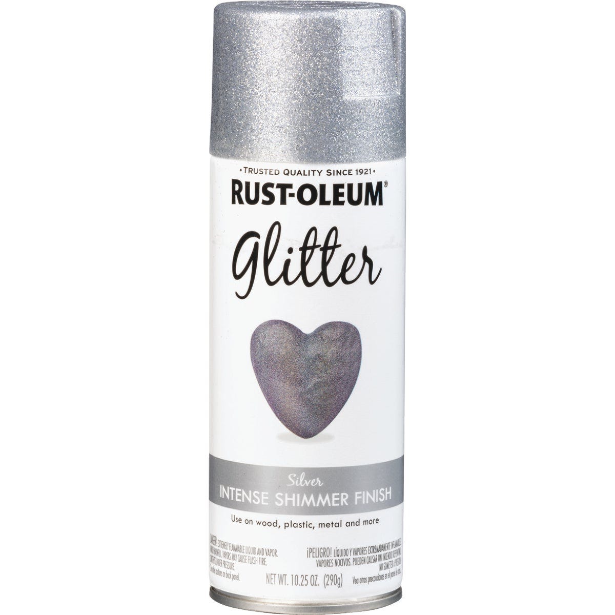 Rust-Oleum 10.25 Oz. Silver Glitter Sealer Spray Paint - photo 2