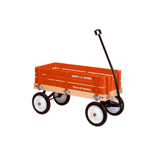 Radio Flyer Town & Country Wood Stake Wagon Radio Flyer Town & Country Wood Stake Wagon