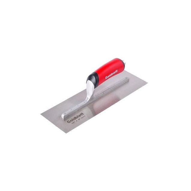 Goldblatt 12 In. x 4 In. Flat Professional Finishing Trowel Goldblatt 12 In. x 4 In. Flat Professional Finishing Trowel