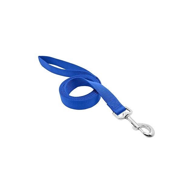 Pet Expert 1 In. x 6 Ft. Blue Nylon Dog Leash