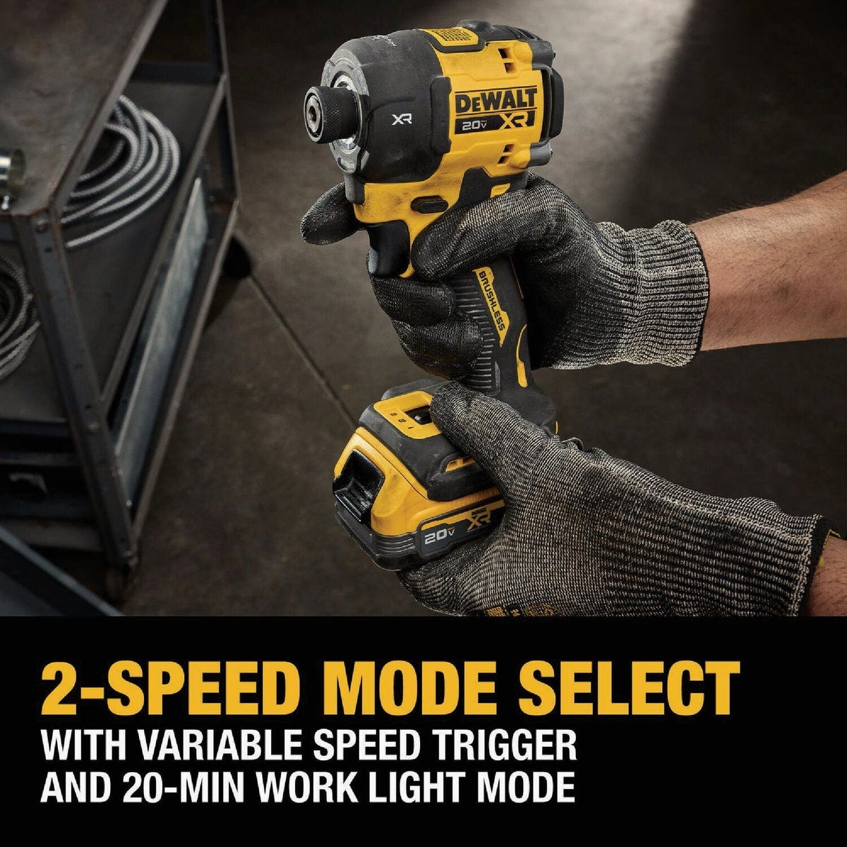 DEWALT 20V MAX XR 1/4 In. Quite Hydraulic Brushless Cordless Impact Driver Kit with XR POWERSTACK Battery & Charger - photo 4 DEWALT 20V MAX XR 1/4 In. Quite Hydraulic Brushless Cordless Impact Driver Kit with XR POWERSTACK Battery & Charger - photo 4
