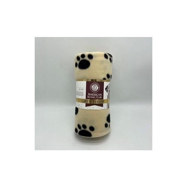 AKC 59 x 63 In. Paw Print in Assorted Colors Fleece Dog Blanket - photo 2 AKC 59 x 63 In. Paw Print in Assorted Colors Fleece Dog Blanket - photo 2