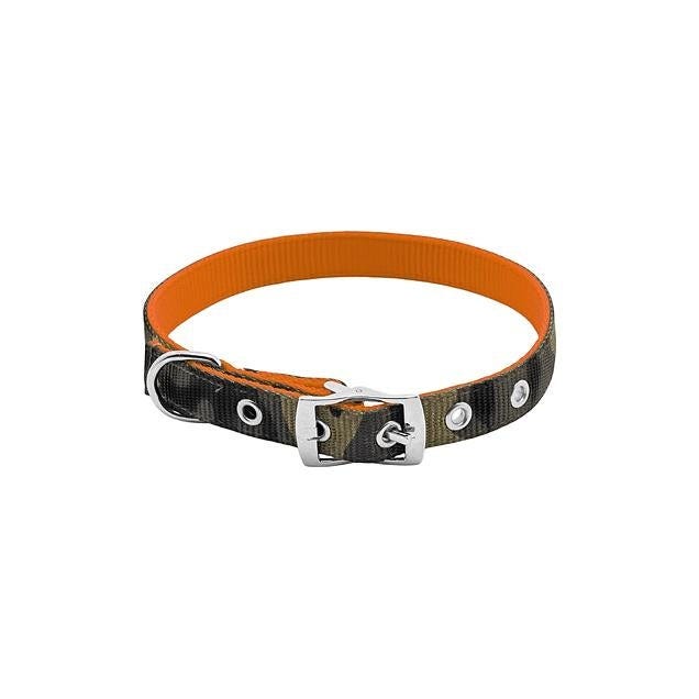 3/4 In. x 16 In. to 20 In. Reversible Camo/Orange Dog Collar